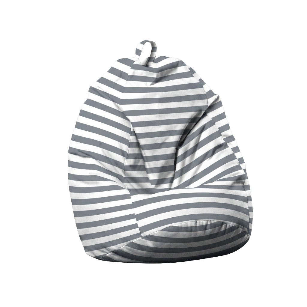Lazy Bag u boji Pruge sivo-bijele